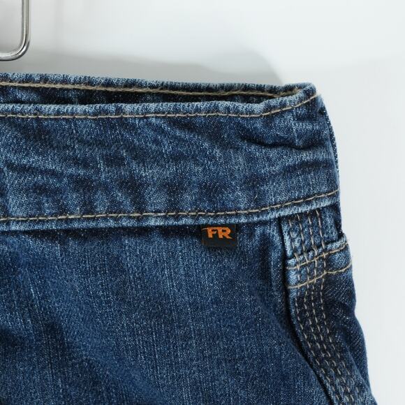 Cody James FR Jeans Mens 36x30 Blue Millikin Slim Straight Leg Work Wear Western - Picture 11 of 15